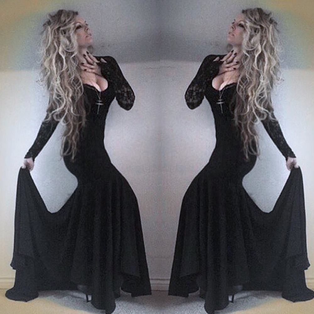 Vampira Gown by NRT fashions